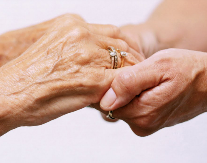Holding hands