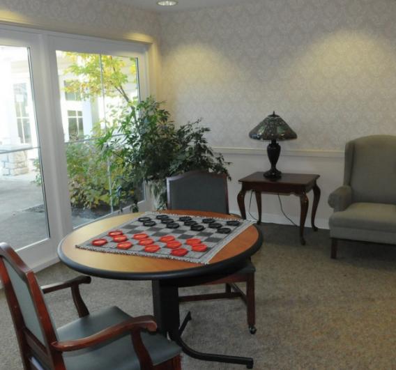 Checker Board on Table