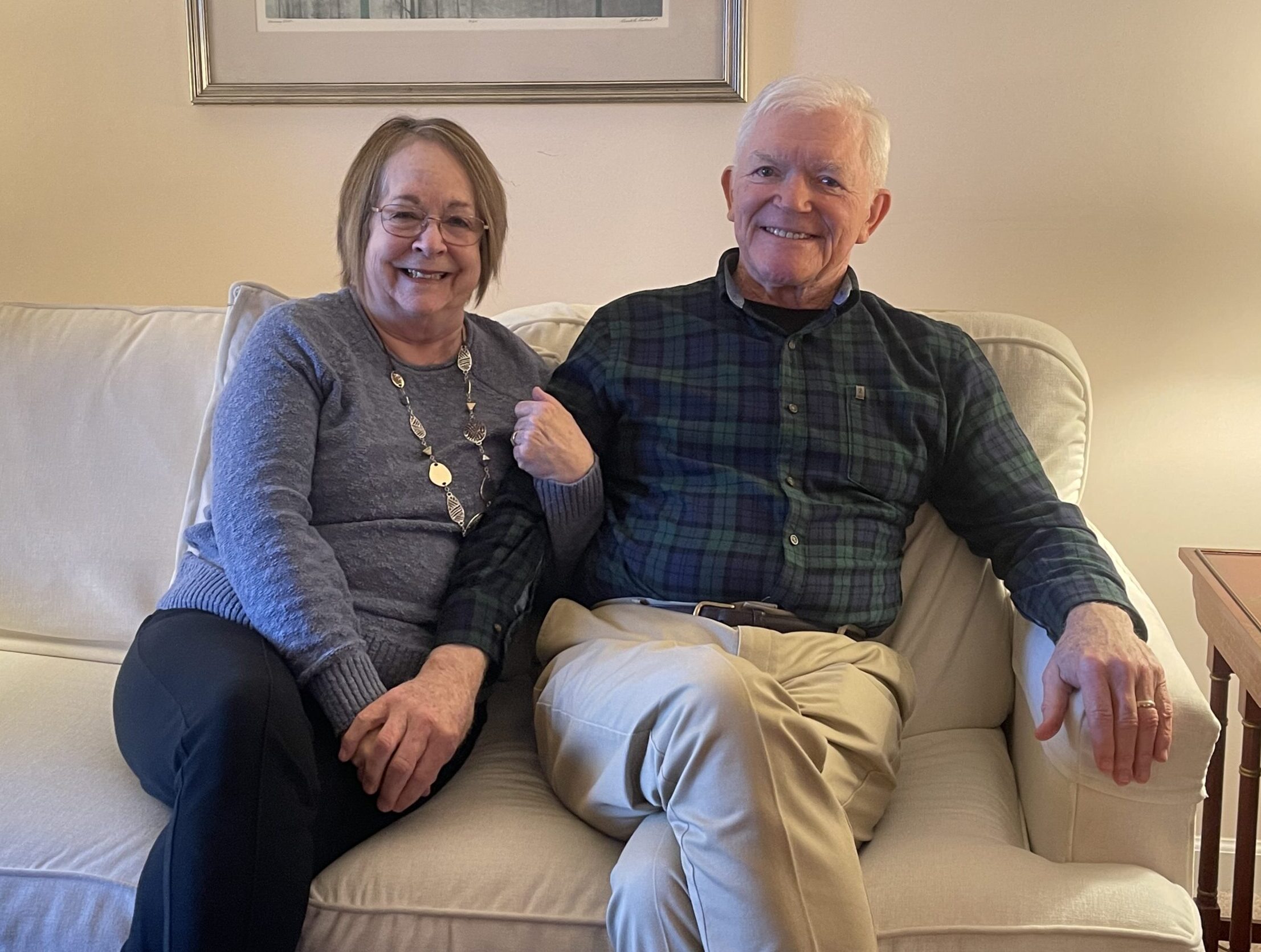 Concordia retirement living residents Jim and Diane Collins