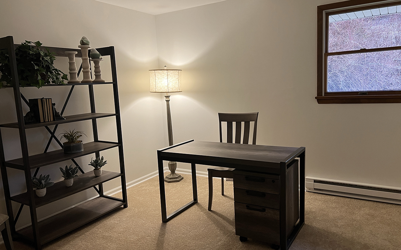 Concordia at Bethlen Retirement Living example of a furnished spare bedroom.