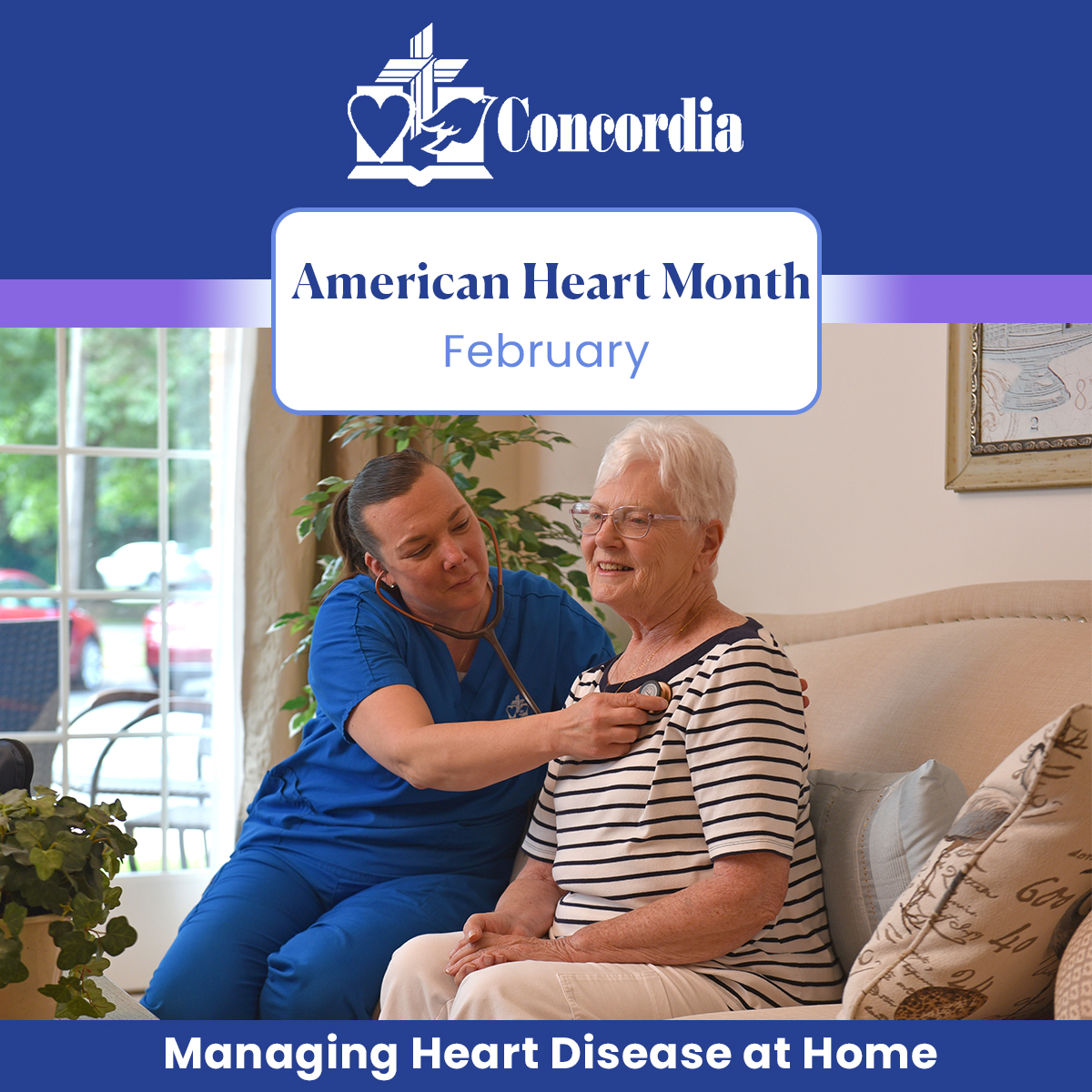 American Heart Month graphic
